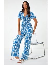 D.u.s.k - Shell Print Wide Leg Trousers - Lyst