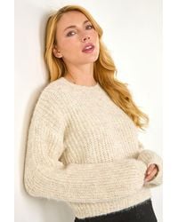D.u.s.k - Fluffy Sequin Knit Jumper - Lyst