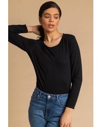 Roman - Long Sleeve Crew Neck T-Shirt - Lyst