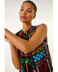 Roman - Holiday Print Vest Top - Lyst