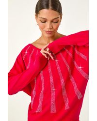 Roman - Sunray Hotfix Soft Knit Jumper - Lyst