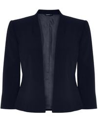 Roman - 3/4 Sleeve Cropped Rochette Edge To Edge Formal Occasion Jacket - Lyst