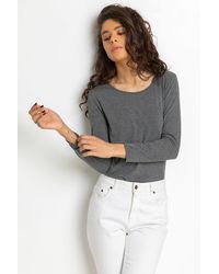 Roman - Long Sleeve Crew Neck T-Shirt - Lyst