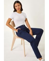 Roman - Cotton Stretch Chino Trousers - Lyst