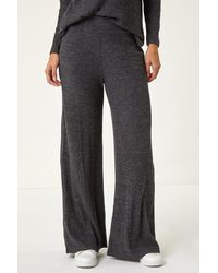 Roman - Soft Touch Wide Leg Trousers - Lyst