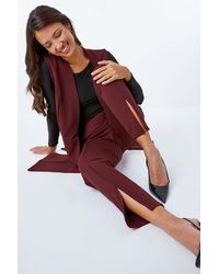 Roman - Premium Stretch Split Hem Trouser - Lyst