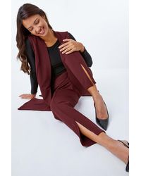 Roman - Premium Stretch Split Hem Trouser - Lyst