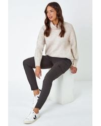 Roman - Cotton Blend Cargo Stretch Jegging - Lyst