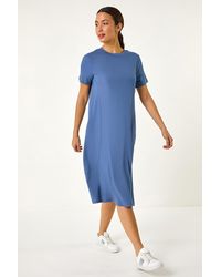 Roman - Relaxed T-Shirt Jersey Dress - Lyst