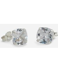 Lilly-and-Hope - Sterling Cubic Zirconia 8Mm Stud Earrings - Lyst