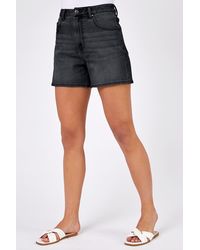 Roman - Washed Denim Stretch Shorts - Lyst