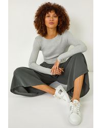 Roman - Baby Corduroy Wide Leg Culotte - Lyst