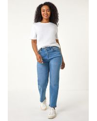 Roman Petite - Stretch Straight Leg Jeans - Lyst