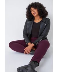Roman Curve - Stretch Denim Elastic Waist Jegging - Lyst
