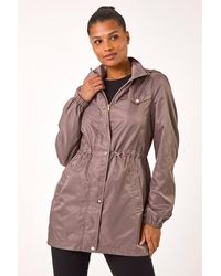 Roman - Shower Resistant Longline Jacket - Lyst
