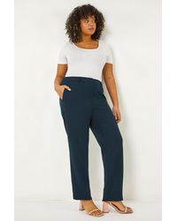 Roman Curve - Straight Leg Trouser - Lyst