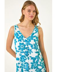 Roman - Floral Button Cami Top - Lyst