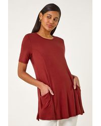 Roman - Pocket Detail Tunic Top - Lyst