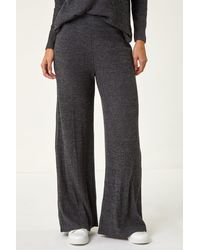 Roman - Soft Touch Wide Leg Trousers - Lyst