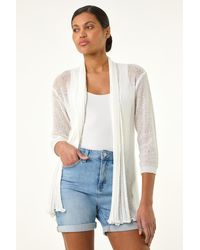 Roman - Longline Back Detail Cardigan - Lyst