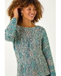Roman - Batwing Tape Yarn Jumper - Lyst