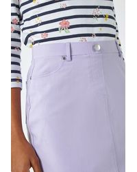 Roman - Elastic Waist Straight Stretch Skirt - Lyst