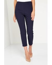 Roman - 3/4 Length Stretch Elastic Waist Trouser - Lyst