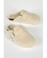 Roman - Sherpa Borg Mule Slippers - Lyst