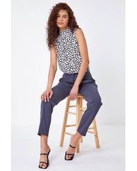Roman - Short Straight Leg Stretch Trouser - Lyst