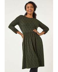 Roman Petite - Paisley Print Pocket Dress - Lyst
