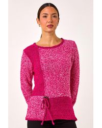Roman - Textured Button Detail Knit Jumper - Lyst
