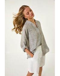 Roman - Cotton Button Through Shirt - Lyst