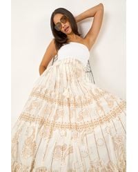 D.u.s.k - Paisley Print A-Line Maxi Skirt - Lyst