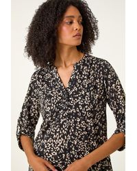 Roman - Stretch Animal Print Shirt - Lyst