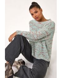 Roman - Melange Texture Knit Jumper - Lyst