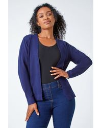 Roman Petite - Plain Stretch Cardigan - Lyst