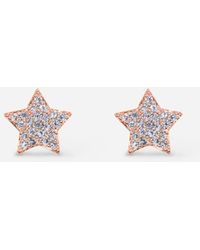 Lilly-and-Hope - Stainless Steel Plated Star Earrings - Lyst
