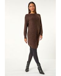 Roman - Sequin Embellished Stretch Jumper Dress - Lyst