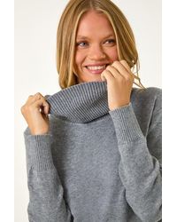Roman - Soft Roll Neck Knit Jumper - Lyst