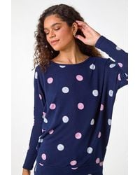 Roman - Spot Print Snit Top - Lyst