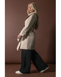 Roman - Petite Double Breasted Trench Coat - Lyst