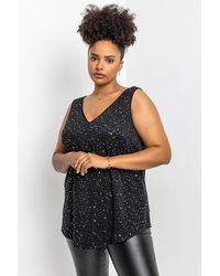 Roman Curve - Sparkle Cami Top - Lyst