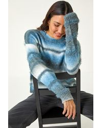 Roman - Ombre Stripe Knit Jumper - Lyst