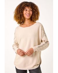 Roman - Glimmer Embellished Jumper - Lyst