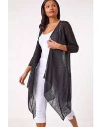 Roman - Longline Waterfall Cardigan - Lyst