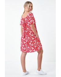 Roman Petite - Ditsy Floral T-Shirt Dress - Lyst