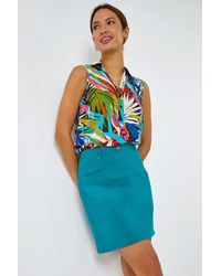 Roman - Elastic Waist Straight Stretch Skirt - Lyst