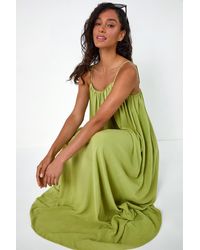 D.u.s.k - Woven Strappy Maxi Dress - Lyst