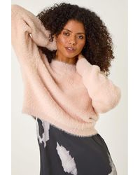 D.u.s.k - Fluffy Long Sleeve Knit Jumper - Lyst