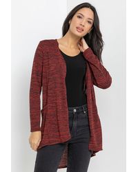 Roman - Sparkle Metallic Knit Cardigan - Lyst